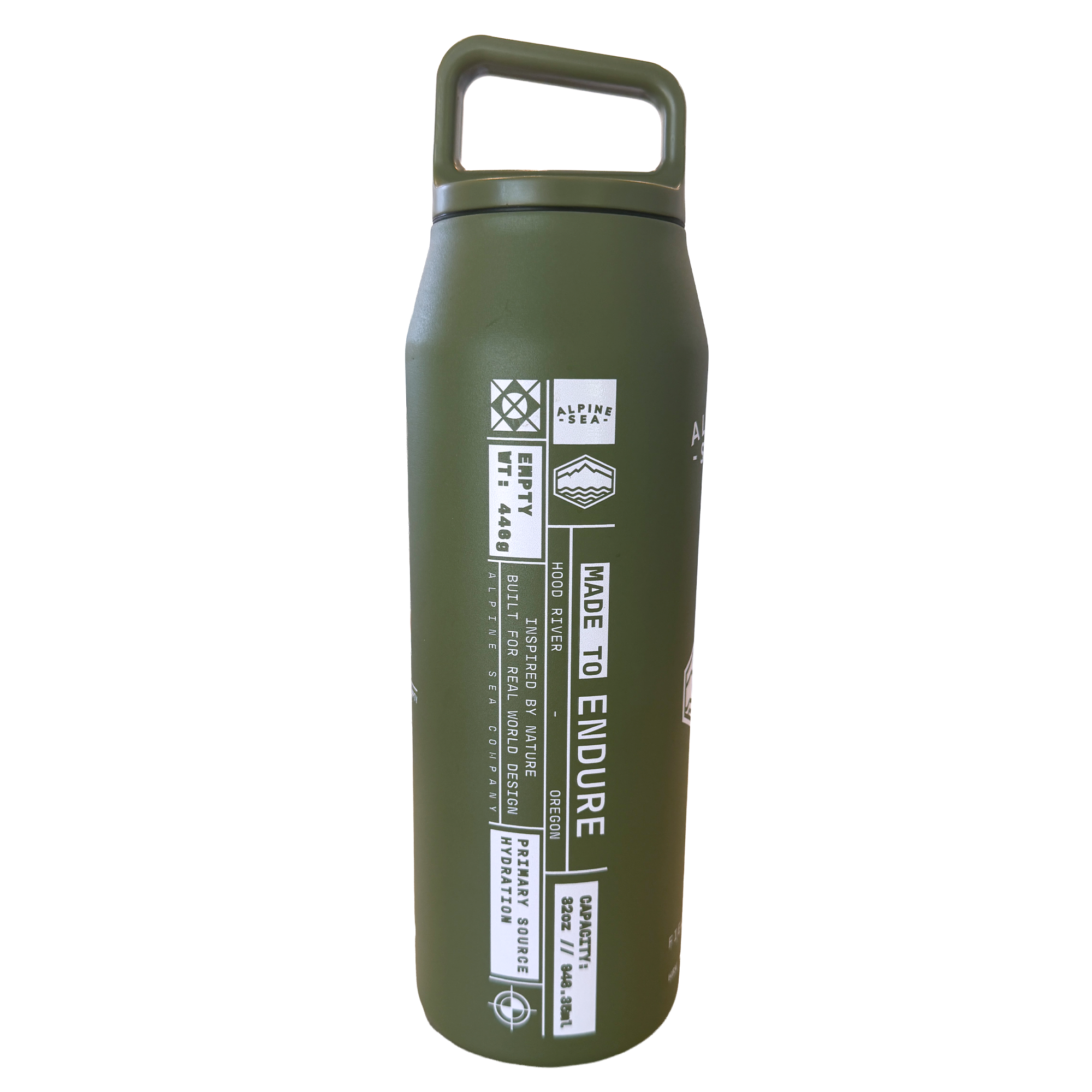 Alpine Sea x MiiR Wide Mouth Water bottle - 32oz.