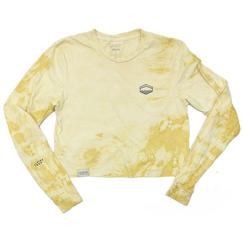 ASC x Coyote Farm Tie Dye Cropped Long Sleeve Tee